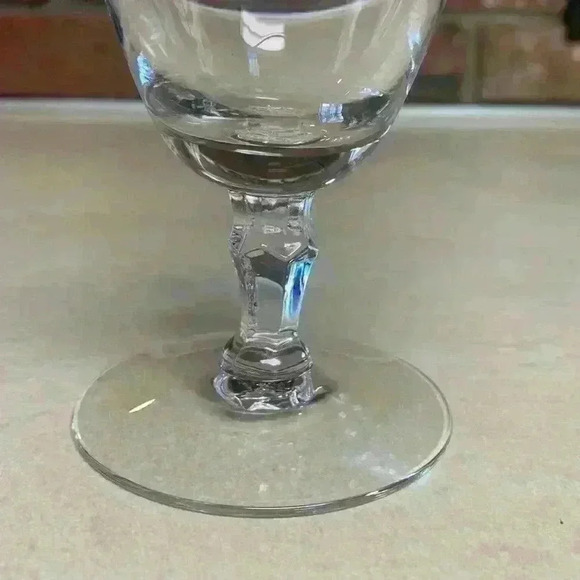 Fostoria Crystal Iced Tea Glasses " Engagement w/ Platinum Trim"…Vintage - Picture 5 of 8